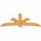Ekena Millwork Davenport Rough Sawn Timber Gable Bracket, Western Red Cedar, 72"W x 33"H x 2"D x 6"F, 11/12 Pitch GBW072X33X0206DAV00RWR - alternate 2